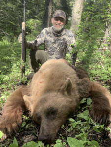 Blonde Idaho black bear